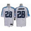 nike nfl jerseys tennessee titans #28 chris johnson white[elite]