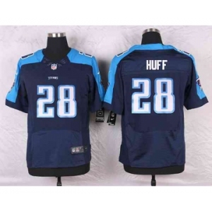 nike nfl jerseys tennessee titans #28 huff blue[Elite][huff]