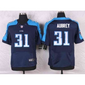 nike nfl jerseys tennessee titans #31 aubrey blue[Elite][aubrey]