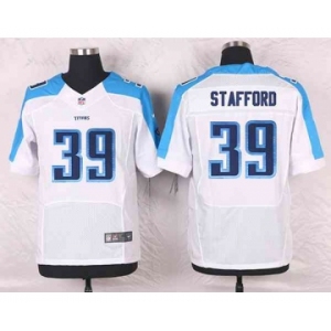 nike nfl jerseys tennessee titans #39 stafford white[Elite]