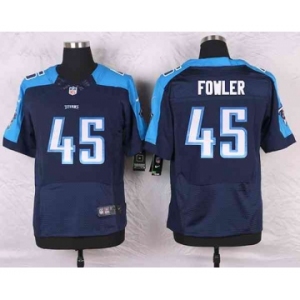 nike nfl jerseys tennessee titans #45 fowler blue[Elite]