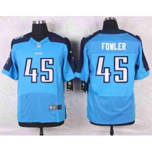 nike nfl jerseys tennessee titans #45 fowler lt.blue[Elite]