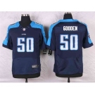 nike nfl jerseys tennessee titans #50 gooden blue[Elite]