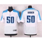 nike nfl jerseys tennessee titans #50 gooden white[Elite]