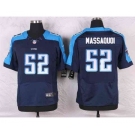 nike nfl jerseys tennessee titans #52 massaquoi blue[Elite]