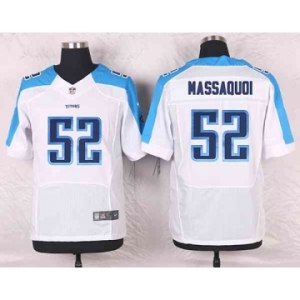 nike nfl jerseys tennessee titans #52 massaquoi white[Elite]