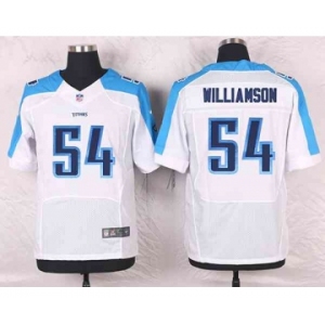 nike nfl jerseys tennessee titans #54 williamson white[Elite]
