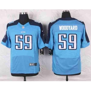nike nfl jerseys tennessee titans #59 woodyard lt.blue[Elite]