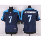 nike nfl jerseys tennessee titans #7 mettenberge blue[Elite]
