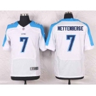 nike nfl jerseys tennessee titans #7 mettenberge white[Elite]