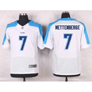 nike nfl jerseys tennessee titans #7 mettenberge white[Elite]