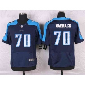 nike nfl jerseys tennessee titans #70 warmack blue[Elite]