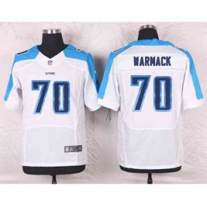 nike nfl jerseys tennessee titans #70 warmack white[Elite]