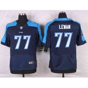 nike nfl jerseys tennessee titans #77 lewan blue[Elite]