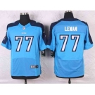 nike nfl jerseys tennessee titans #77 lewan lt.blue[Elite]