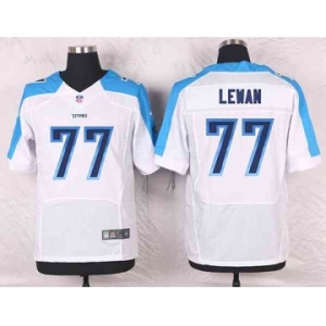 nike nfl jerseys tennessee titans #77 lewan white[Elite]