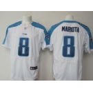 nike nfl jerseys tennessee titans #8 mariota white[Elite]