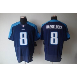 nike nfl jerseys tennessee titans #8 matt hasselbeck dk blue[Elite]