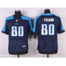 nike nfl jerseys tennessee titans #80 fasano blue[Elite]