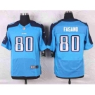 nike nfl jerseys tennessee titans #80 fasano lt.blue[Elite]