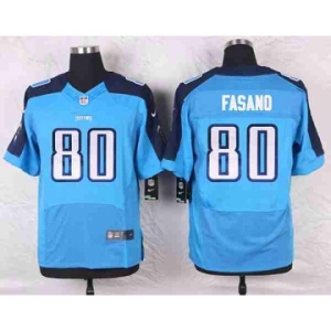 nike nfl jerseys tennessee titans #80 fasano lt.blue[Elite]