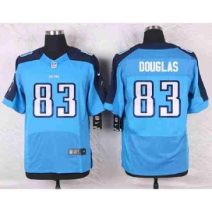 nike nfl jerseys tennessee titans #83 douglas lt.blue[Elite]