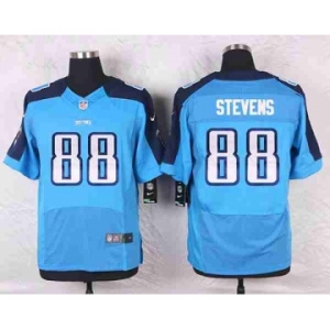 nike nfl jerseys tennessee titans #88 stevens lt.blue[Elite]