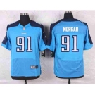 nike nfl jerseys tennessee titans #91 morgan lt.blue[Elite]