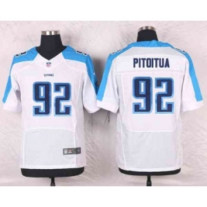 nike nfl jerseys tennessee titans #92 pitoitua white[Elite][pitoitua]