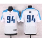 nike nfl jerseys tennessee titans #94 hill white[Elite]