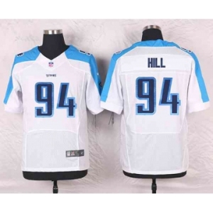 nike nfl jerseys tennessee titans #94 hill white[Elite]