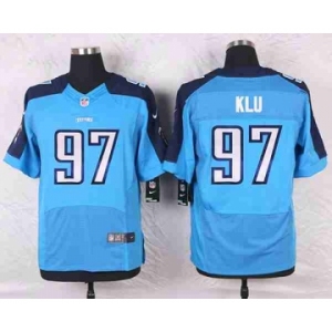 nike nfl jerseys tennessee titans #97 klu lt.blue[Elite]