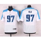 nike nfl jerseys tennessee titans #97 klu white[Elite]