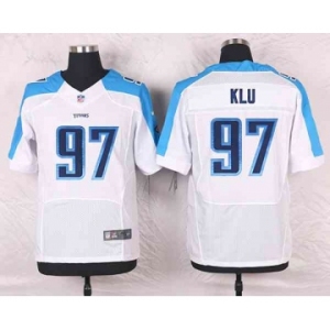 nike nfl jerseys tennessee titans #97 klu white[Elite]