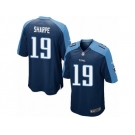 Men's Nike Tennessee Titans #19 Tajae Sharpe Game Navy Blue Alternate NFL Jersey