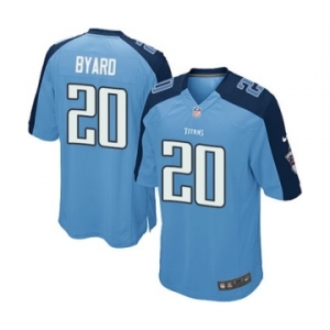 Men's Nike Tennessee Titans #20 Kevin Byard Game Light Blue Team Color NFL Jersey