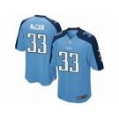 Men's Nike Tennessee Titans #33 Brice McCain Game Light Blue Team Color NFL Jersey