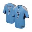 Men's Nike Tennessee Titans #7 Blaine Gabbert Game Light Blue Alternate NFL Jersey