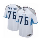 Men's Nike Tennessee Titans #76 Xavier Su'a-Filo Game White NFL Jersey