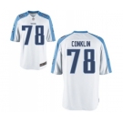 Men's Nike Tennessee Titans #78 Jack Conklin Game White NFL Jersey