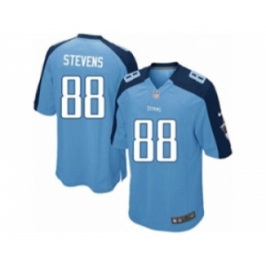 Men's Nike Tennessee Titans #88 Craig Stevens Game Light Blue Team Color NFL Jersey