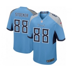 Men's Nike Tennessee Titans #88 Luke Stocker Game Light Blue Alternate NFL Jersey