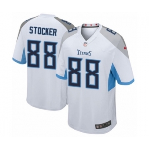 Men's Nike Tennessee Titans #88 Luke Stocker Game White NFL Jersey