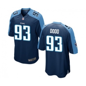 Men's Nike Tennessee Titans #93 Kevin Dodd Game Navy Blue Alternate NFL Jersey