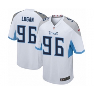 Men's Nike Tennessee Titans #96 Bennie Logan Game White NFL Jersey