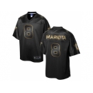 Nike Tennessee Titans #8 Marcus Mariota Pro Line Black Gold Collection Jersey[Game]