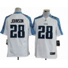 nike nfl jerseys tennessee titans #28 chris johnson white[game]