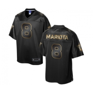nike nfl jerseys tennessee titans #8 mariota black gold collection[game][mariota]
