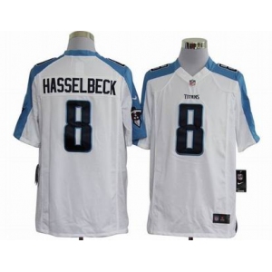 nike nfl jerseys tennessee titans #8 matt hasselbeck white[game]