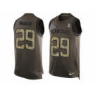 Men's Nike Tennessee Titans #29 DeMarco Murray Limited Green Salute to Service Tank Top NFL Jersey